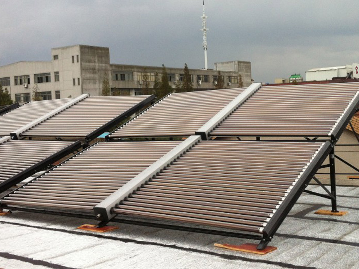 工厂宿舍太阳能空气能热水工程